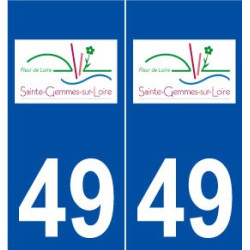49 Sainte-Gemmes-sur-Loire logo autocollant plaque stickers ville