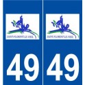 49 Saint-Florent-le-Vieil logo autocollant plaque stickers ville