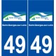 49 Saint-Georges-sur-Loire logo autocollant plaque stickers ville