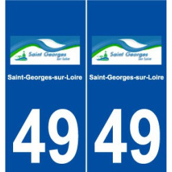 49 Saint-Georges-sur-Loire logo autocollant plaque stickers ville