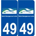 49 Saint-Georges-sur-Loire logo autocollant plaque stickers ville
