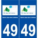 49 Saint-Jean-de-Linières logo autocollant plaque stickers ville