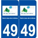 49 Saint-Jean-de-Linières logo autocollant plaque stickers ville