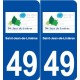 49 Saint-Jean-de-Linières logo autocollant plaque stickers ville