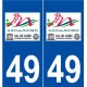 49 Saint-Jean-des-Mauvrets logo autocollant plaque stickers ville