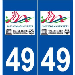 49 Saint-Jean-des-Mauvrets logo autocollant plaque stickers ville