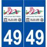 49 Saint-Jean-des-Mauvrets logo autocollant plaque stickers ville