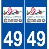 49 Saint-Jean-des-Mauvrets logo autocollant plaque stickers ville
