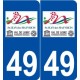 49 Saint-Jean-des-Mauvrets logo autocollant plaque stickers ville