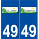 49 Saint-Lambert-la-Potherie logo autocollant plaque stickers ville