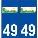 49 Saint-Lambert-la-Potherie logo autocollant plaque stickers ville