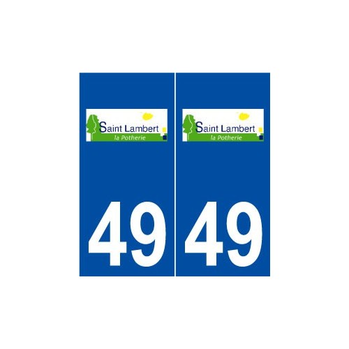 49 Saint-Lambert-la-Potherie logo autocollant plaque stickers ville