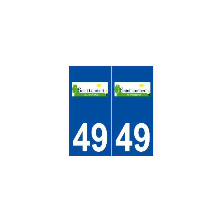 49 Saint-Lambert-la-Potherie logo autocollant plaque stickers ville