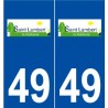 49 Saint-Lambert-la-Potherie logo autocollant plaque stickers ville