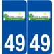 49 Saint-Lambert-la-Potherie logo autocollant plaque stickers ville