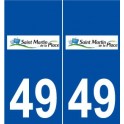 49 Saint-Martin-de-la-Place logo autocollant plaque stickers ville