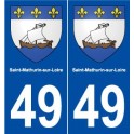 49 Saint-Mathurin-sur-Loire blason autocollant plaque stickers ville
