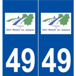 49 Saint-Melaine-sur-Aubance logo autocollant plaque stickers ville