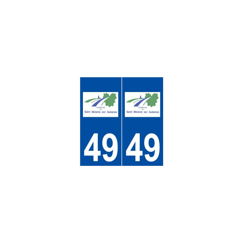 49 Saint-Melaine-sur-Aubance logo autocollant plaque stickers ville