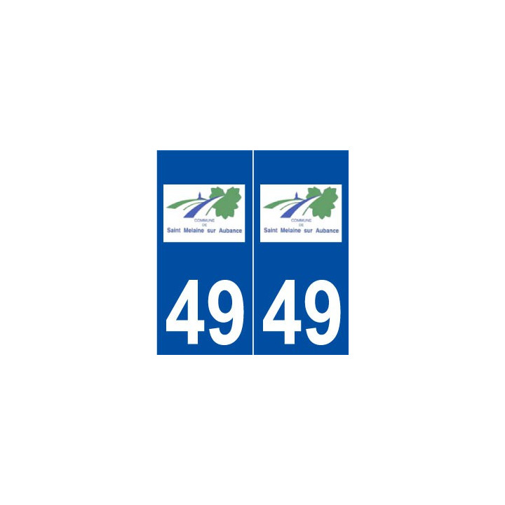 49 Saint-Melaine-sur-Aubance logo autocollant plaque stickers ville