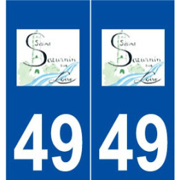 49 Saint-Saturnin-sur-Loire logo autocollant plaque stickers ville