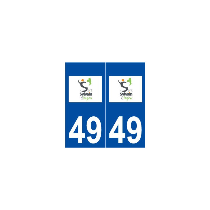 49 Saint-Sylvain-d'Anjou logo autocollant plaque stickers ville