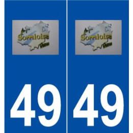 49 Somloire logo autocollant plaque stickers ville