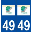 49 Soulaines-sur-Aubance logo autocollant plaque stickers ville