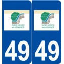49 Soulaines-sur-Aubance logo autocollant plaque stickers ville