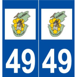 49 Tillières-sur-Avre logo autocollant plaque stickers ville