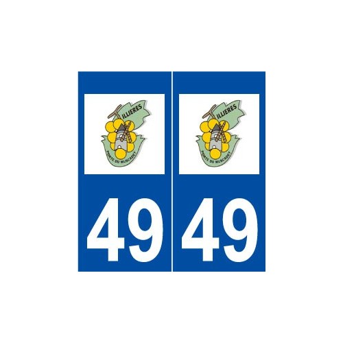 49 Tillières-sur-Avre logo autocollant plaque stickers ville