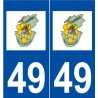 49 Tillières-sur-Avre logo autocollant plaque stickers ville