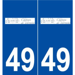 49 Varrains logo autocollant plaque stickers ville