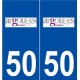 50 Argouges logo autocollant plaque stickers ville