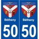 50 Bétheny blason autocollant plaque stickers ville