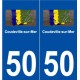 50 Coudeville-sur-Mer logo autocollant plaque stickers ville