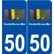 50 Coudeville-sur-Mer logo autocollant plaque stickers ville