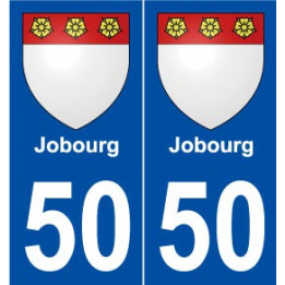 50 Jobourg blason autocollant plaque stickers ville