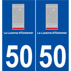 50 La Lucerne-d'Outremer logo autocollant plaque stickers ville