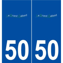 50 Le Grand-Celland logo autocollant plaque stickers ville