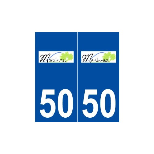 50 Martinvast logo autocollant plaque stickers ville 50 Martinvast logo autocollant plaque stickers ville