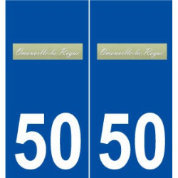 50 Omonville-la-Rogue logo autocollant plaque stickers ville