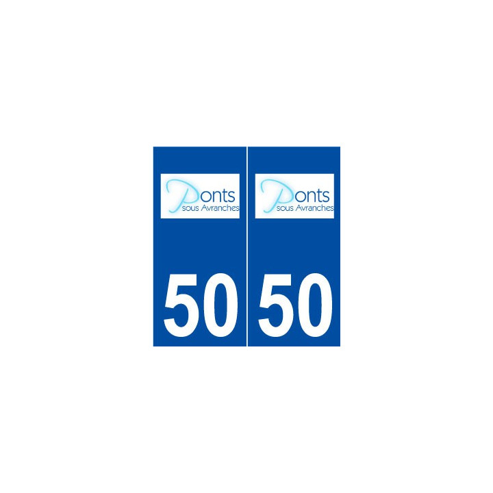 50 Ponts logo autocollant plaque stickers ville