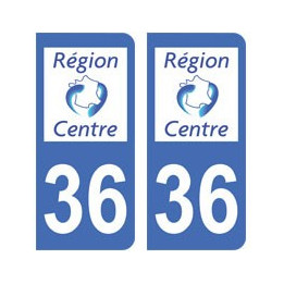 36 Indre autocollant plaque