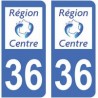 36 Indre autocollant plaque