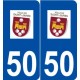 50 Saint-James logo autocollant plaque stickers ville
