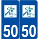 50 Saint-Pair-sur-Mer logo autocollant plaque stickers ville