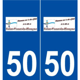 50 Saint-Vaast-la-Hougue logo autocollant plaque stickers ville