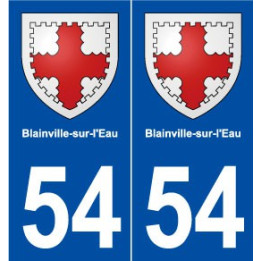 54 Blainville-sur-l'Eau blason autocollant plaque stickers ville