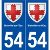 54 Blainville-sur-l'Eau blason autocollant plaque stickers ville